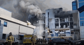 경기 화성 제약회사 공장 폭발로 화재…사망 1명·중상 1명