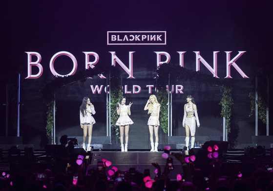 블랙핑크 월드투어 미국 댈러스 공연 'BLACKPINK WORLD TOUR [BORN PINK] DALLAS'〈사진=YG엔터테인먼트〉