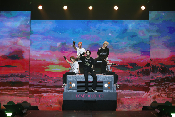 투모로우바이투게더 첫 월드투어  'TOMORROW X TOGETHER WORLD TOUR 〈ACT : LOVE SICK〉' 〈사진=빅히트뮤직〉