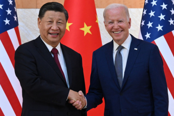 첫 대면 회담한 바이든-시진핑…두 나라 협력책임 등 언급