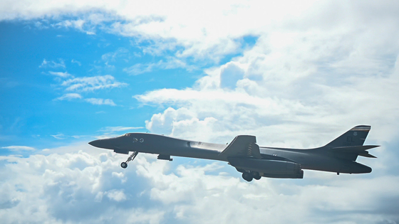전략폭격기 B-1B 랜서. 〈사진=인도태평양 사령부 홈페이지 캡처〉