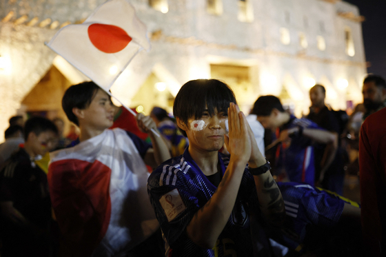 일본 축구팬들의 거리응원 (사진=로이터)
