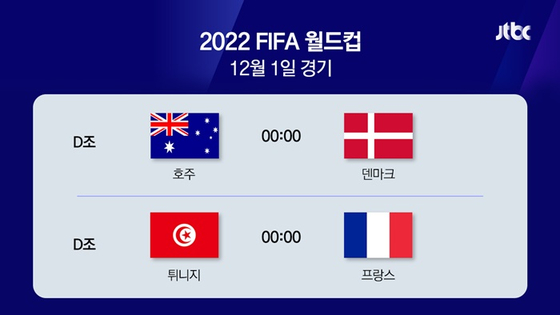한국시간 기준 2022 월드컵 경기 일정 