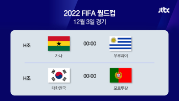 [2022월드컵] 한국, 오늘밤 12시 운명의 포르투갈전…카잔의 기적 재현할까