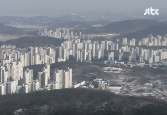 아파트가 밀집한 지역. 〈사진-JTBC 자료화면〉 