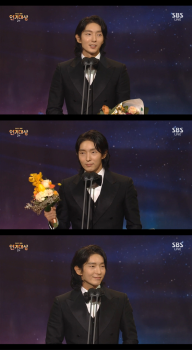 이준기, 'SBS 연기대상' 최우수 연기상 “내년에 자주 만나요“