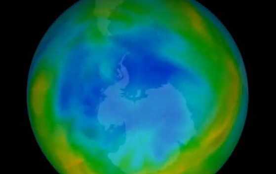 지구 오존층. 〈자료사진=JTBC 방송화면 캡처〉