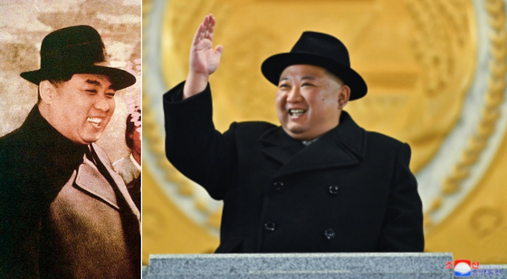 김일성 전 주석(왼쪽)과 김정은 북한 국무위원장 〈사진=조선중앙통신 연합뉴스〉