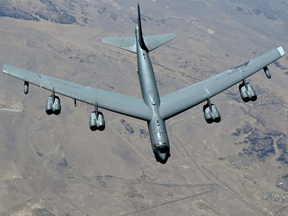 미국 B-52H 전략폭격기. 〈사진=미국 중부사령부〉