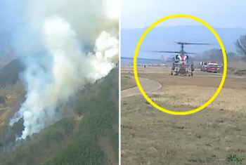 '하동 산불' 기상문제로 헬기투입 지연…진화대원 1명 숨져
