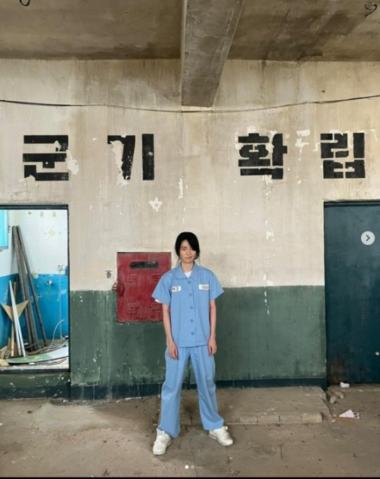 "연진이 군기 확립" 임지연, '더 글로리' 죄수복 촬영 공개
