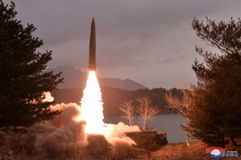 북한, 3일 만에 또...합참 “단거리 탄도미사일 1발 포착“