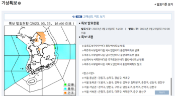 서울 경기도 전역에 건조주의보…강원도 상당지역·충북 청주에도 발령