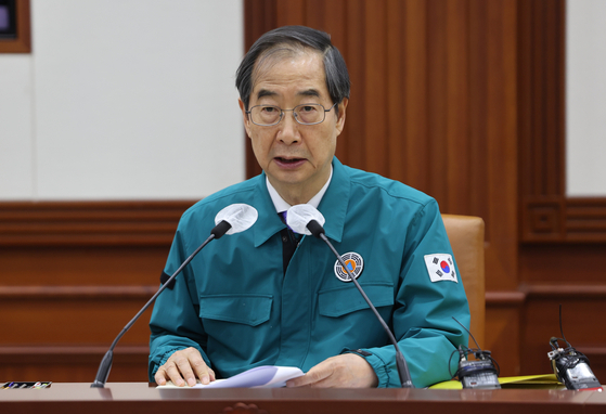 한덕수 국무총리가 28일 오후 정부서울청사에서 열린 중앙안전관리위원회에서 발언하고 있다. 〈사진=연합뉴스〉