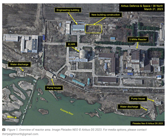 북한 영변의 주요 핵 시설에서 강한 활동이 포착됐다고 북한 전문 매체 38노스가 1일(현지시간) 보도했다.〈사진=38노스 홈페이지 캡처〉