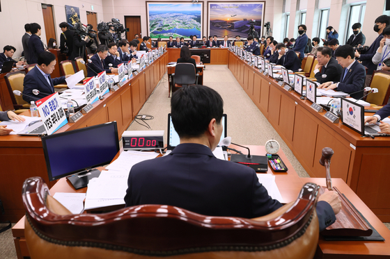 지난달 23일 국회에서 국토교통위원회 전체회의가 열린 모습. 〈사진=연합뉴스〉