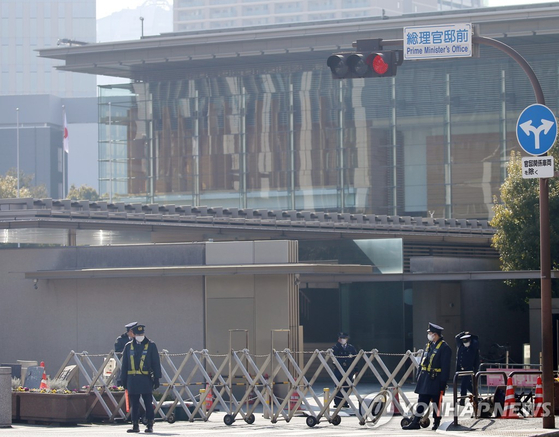 일본 도쿄 총리관저. 〈사진=연합뉴스〉