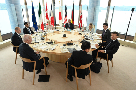 일본 히로시마 G7 정상회의. 〈사진=로이터〉