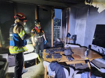 안양 아파트 22층에서 불…주민 50여명 대피