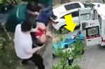 [영상] 중국서 4살 아이 아파트 26층서 우산 펴고 '휙'…나무에 떨어져 목숨 건져
