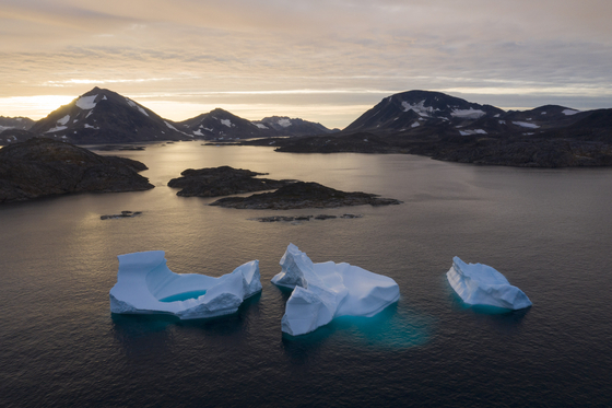 지난 2019년에 촬영된 그린란드 쿨루수크 지역의 빙하. 〈사진=연합뉴스〉