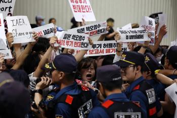 “21세기판 천동설” vs “일본 항의방문”…오염수 갈등 격화