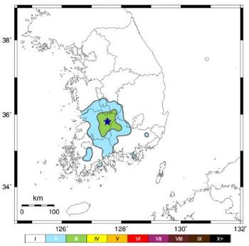 전북 장수군청 “쿵 하는 소리 나…지진 피해신고는 아직 없어“