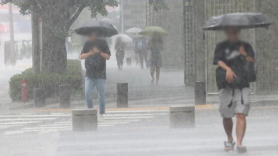 폭우 자료사진 (JTBC 방송화면 캡처)