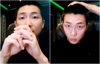 방탄소년단 RM “빡빡이 미안…곧 술 못 마실 시기 온다“ 