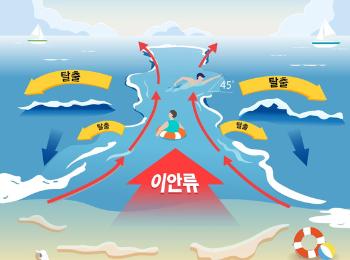 해안 반대쪽으로 파도가? 복병 '이안류' 특성 알고 대처해야