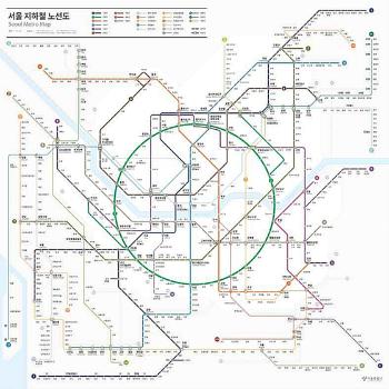 서울 지하철 노선도 변신…2호선은 동그라미로