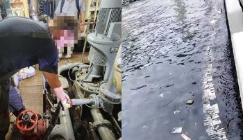 [영상] 부산항에 '폐유 9300리터' 몰래 버린 러시아선원 2명 구속