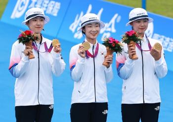 한국 여자 양궁, 중국격파 아시안게임 단체전 7연패…임시현 2관왕