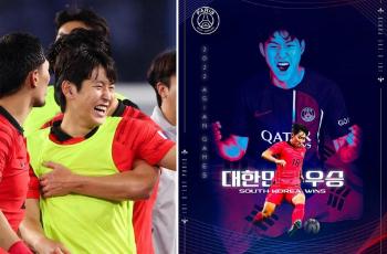 이강인 금메달에…PSG구단도 한글로 '대한민국 우승' 축하, 동료들도 '불꽃 박수'