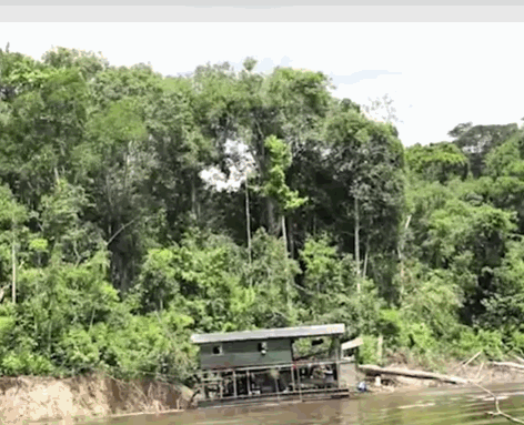 콜롬비아와 브라질 영토 내 불법 금광 채굴장이 파괴되고 있다. 〈영상=로이터〉