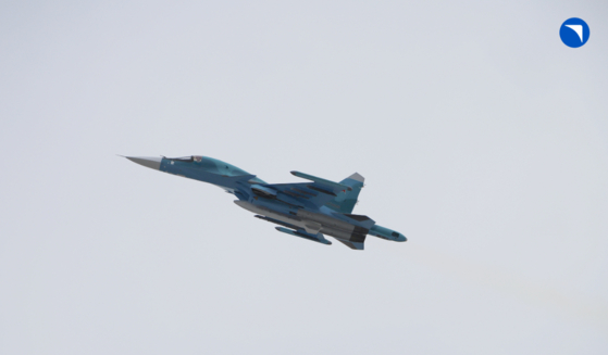 러시아 수호이(SU-34) 전투기. 자료사진. 〈사진=러시아연합항공사, 연합뉴스〉