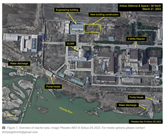 지난 4월 북한 영변의 주요 핵 시설에서 강한 활동이 포착됐다고 북한 전문 매체 38노스가 보도했다.〈사진=38노스 홈페이지 캡처〉