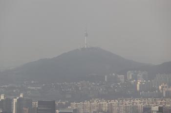 수도권 등 곳곳 미세먼지 '나쁨'…'최고기온 5~12도' 한파 주춤