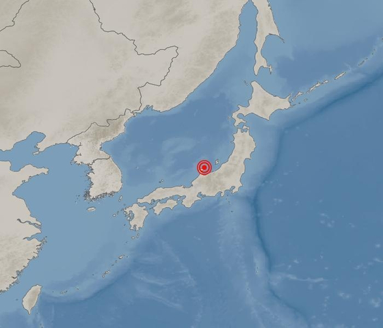 지진 발생 위치 (사진=연합뉴스)