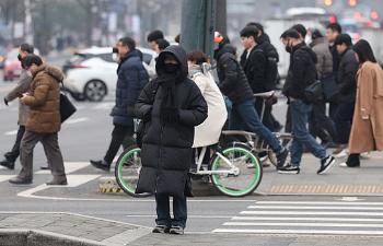 아침 기온 곳곳 영하 10도 안팎 '뚝'…낮에도 -1∼6도 그쳐