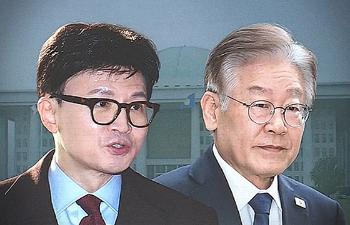 '차기 지도자 선호도' 한동훈 22%·이재명 23%｜한국갤럽