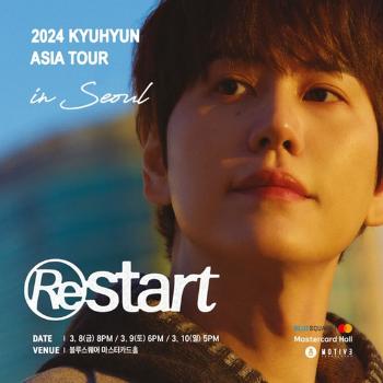 규현, 아시아 투어 '리스타트' 서울 콘서트 3회차 전석 매진