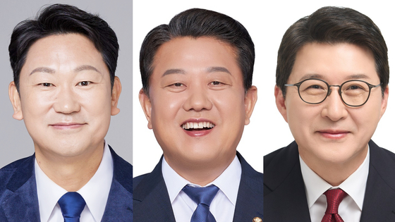 선거구별 여론조사 1위 후보. 좌측부터 곽상언·김병주·신동욱 (사진=중앙선거관리위원회) 