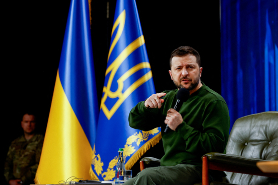 볼로디미르 젤렌스키 우크라이나 대통령. 〈사진=로이터 연합뉴스〉