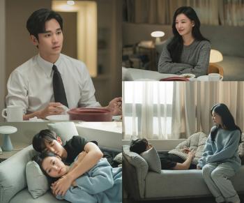 1분 1초가 아까워 '눈물의 여왕' 김수현·김지원 오붓한 시간