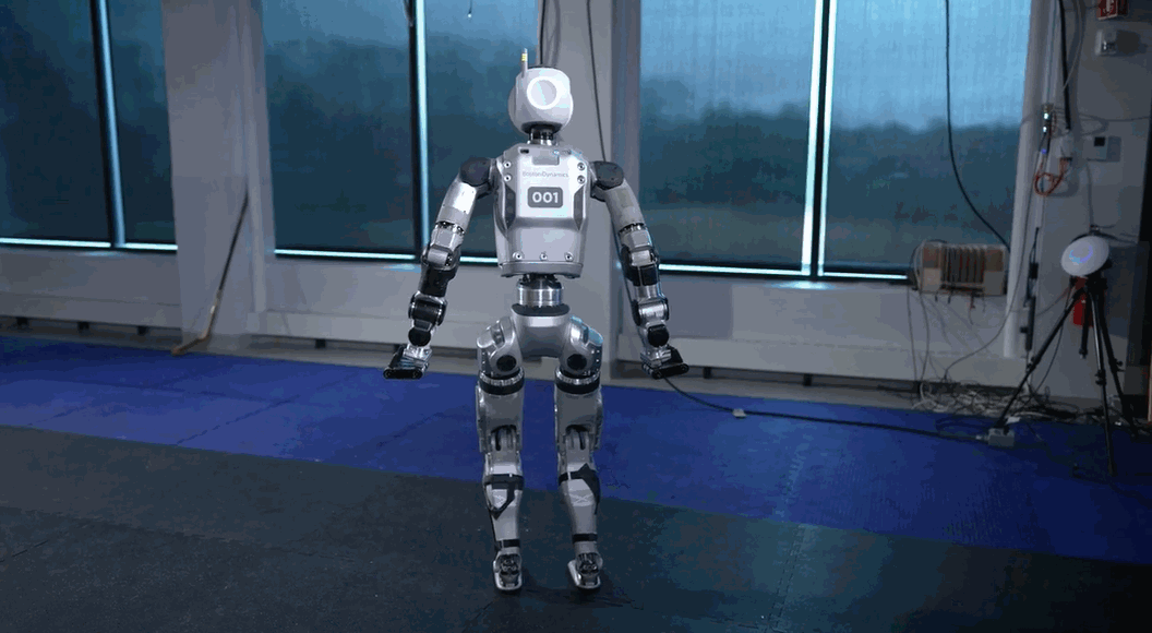 미국 로봇 기업 보스턴다이내믹스가 전기 구동 방식의 새 휴머노이드 로봇 '아틀라스'(Atlas). 〈영상=보스턴다이내믹스〉