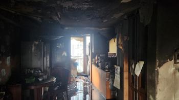 '불멍'용 난로 피우다 불…부산 아파트 대피소동