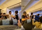 [영상] 여성 승무원, 미국행 비행기서 남성 승객 난투극 진압