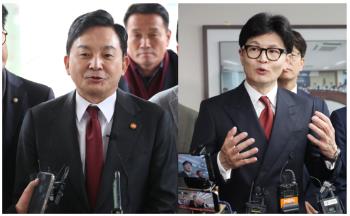 “한동훈, 민주당원이냐“ vs “원희룡, 박근혜 탄핵 찬성“