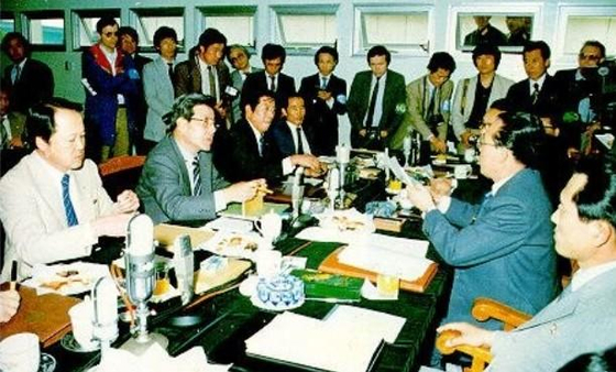 1984년 4월 30일 열린 제2차 남북 체육회담 모습. 〈사진=통일부〉